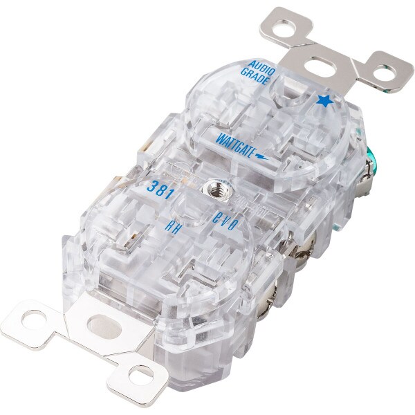 Main product image for Wattgate 381 RH evo Clear Rhodium Plated Audio Grad 110-4398